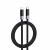 LDNIO LC241C-100W Auto Power Off USB Cable 100W Dual Type-C Fast Charging PD Cable
