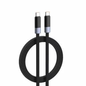 LDNIO LC241C-100W Auto Power Off USB Cable 100W Dual Type-C Fast Charging PD Cable