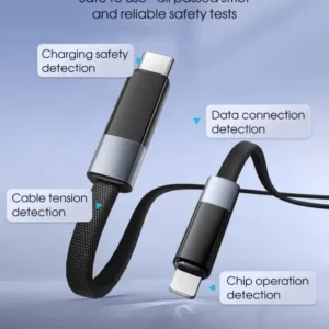 LDNIO LC241i Automatic power-off Charging cable 30W Type-C to lightning 1M2M
