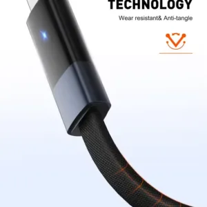 LDNIO LC242C 65W Type C to C Cable Automatic Power off for Phone Support PD and QC Fast Charging 2M