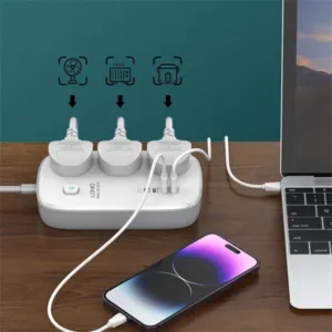 LDNIO SC3416 3250W SMART GUARD with 65w Gan Fast Charging 2C+2U Power Extension