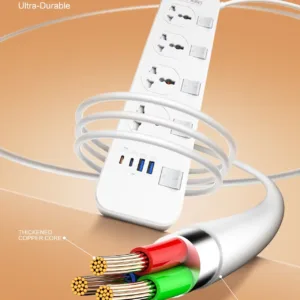 LDNIO SC4408C PD20W (2C+2U) 4Port Power Socket (Upgraded Edition)