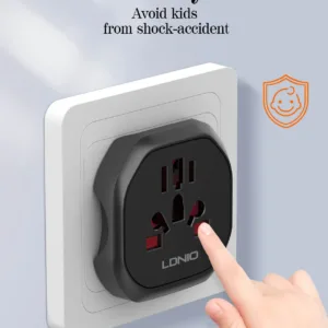 LDNIO Z7 2500W Universal Travel Adapter EU Plug