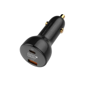 Ldnio C101 100W Dual USB C+U Super Fast Car charger With Type C to C Cable