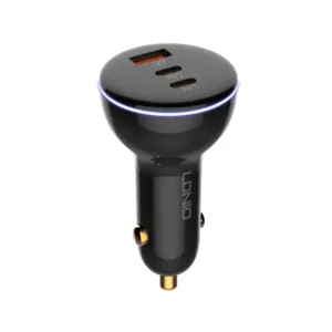 Ldnio C102 160W 2C+U Full Protocol Quick Charge Car Charger With Type-C To Type–C Cable