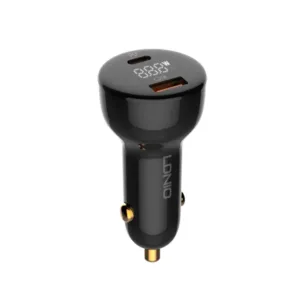 Ldnio C102 160W 2C+U Full Protocol Quick Charge Car Charger With Type-C To Type–C Cable