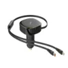Ldnio C107 30W Wired Type-C OR Lightning Ultra Fast Car Charger