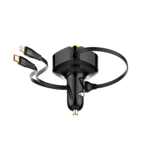 Ldnio C107 30W Wired Type-C OR Lightning Ultra Fast Car Charger