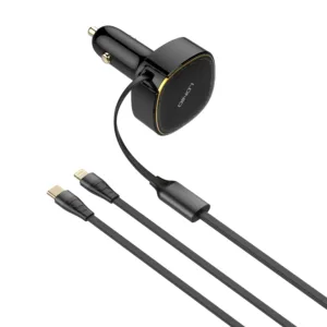 Ldnio C107 30W Wired Type-C OR Lightning Ultra Fast Car Charger