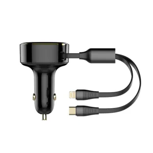 Ldnio C107 30W Wired Type-C OR Lightning Ultra Fast Car Charger