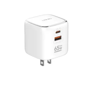 Ldnio Q2617 65W PD&QC U.S. Socket Multi-Adapter Fast Charger - With Type C to C Cable