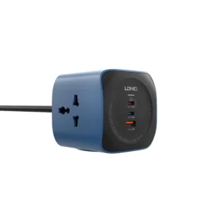 Ldnio SC3319 6 in 1 Power Socket Adapter Desktop Charger