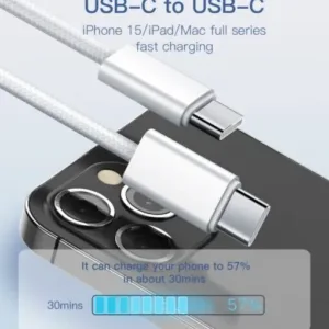LDNIO LC901C Type-c To Type-c for Fast Charging 1M Cable