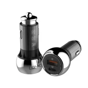Ldnio C1 36W Zinc Alloy Shell Super Fast Car charger