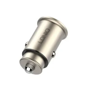 Ldnio C506Q 30W ULTRA Mini Zinc Alloy Shell Car Charger With Cable
