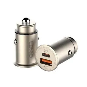 Ldnio C506Q 30W ULTRA Mini Zinc Alloy Shell Car Charger With Cable