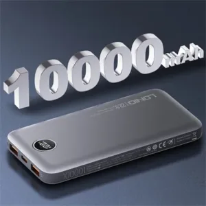 Ldnio PQ10 10000mAh Ultra Slim Led Digital Display Power Bank