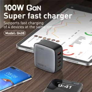 Ldnio Q408 100W GaN Supper Fast Charger