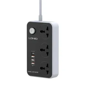 Ldnio SC3412 3 AC Outlets Universal Power Strip