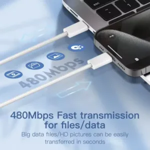Ldnio LC902C USB C PD 65W USB Type-C to Type-C USB 3.2 Cable Fast Charging Data Cable 2Meter