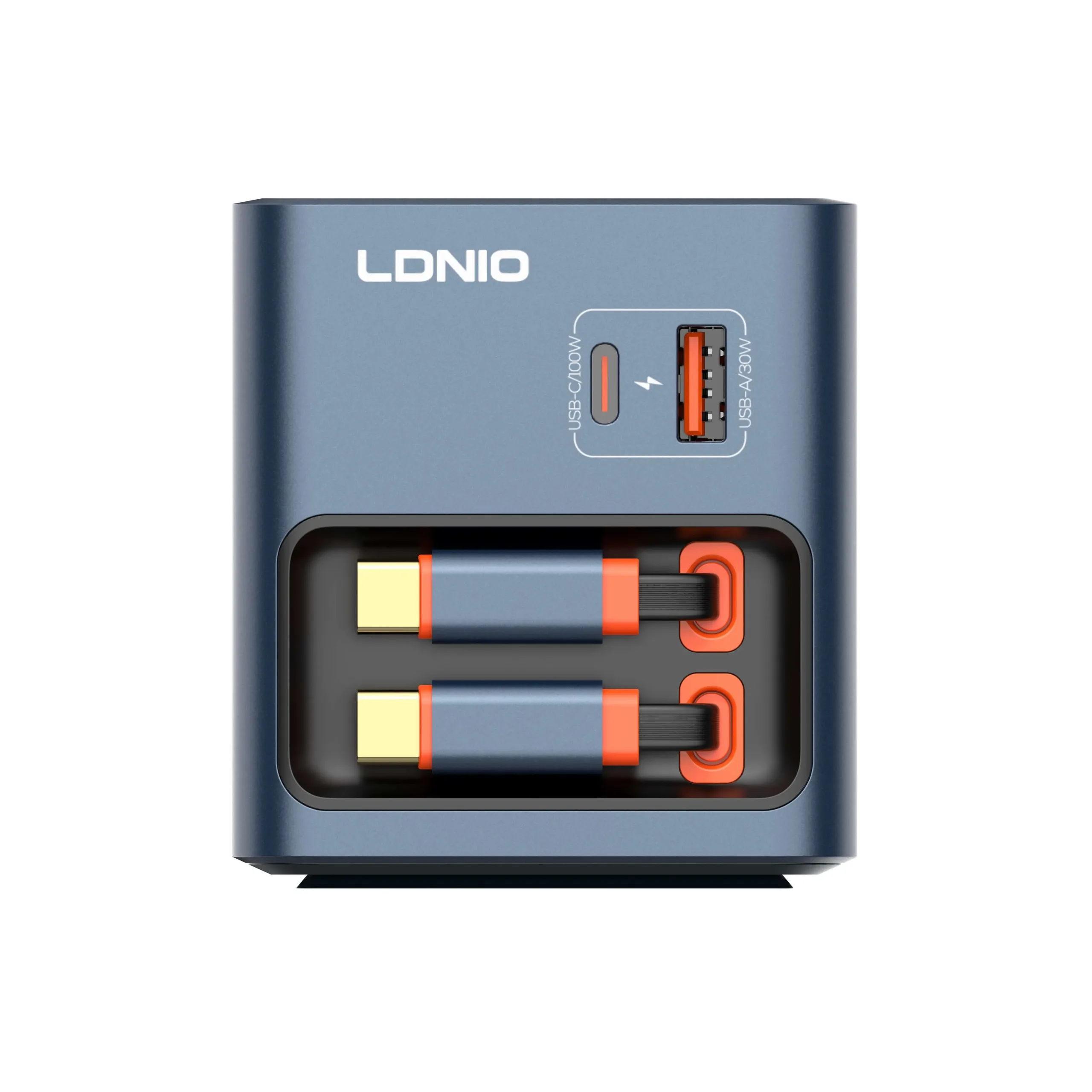 Ldnio Q16 100W gallium nitride charger, with extendable cable (3) Ldnio Q16 100W gallium nitride charger, with extendable cable