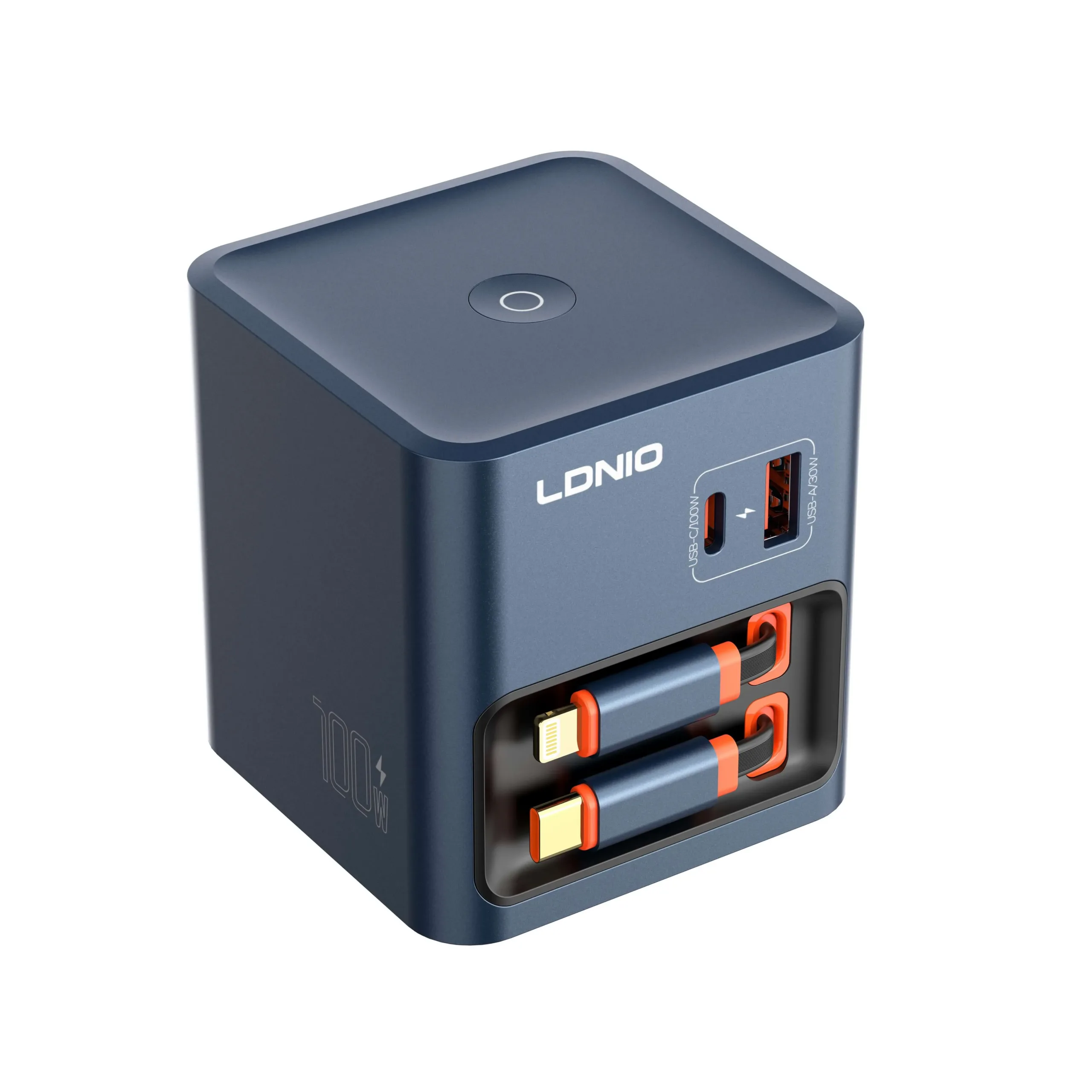 Ldnio Q16 100W gallium nitride charger, with extendable cable (5) Ldnio Q16 100W gallium nitride charger, with extendable cable