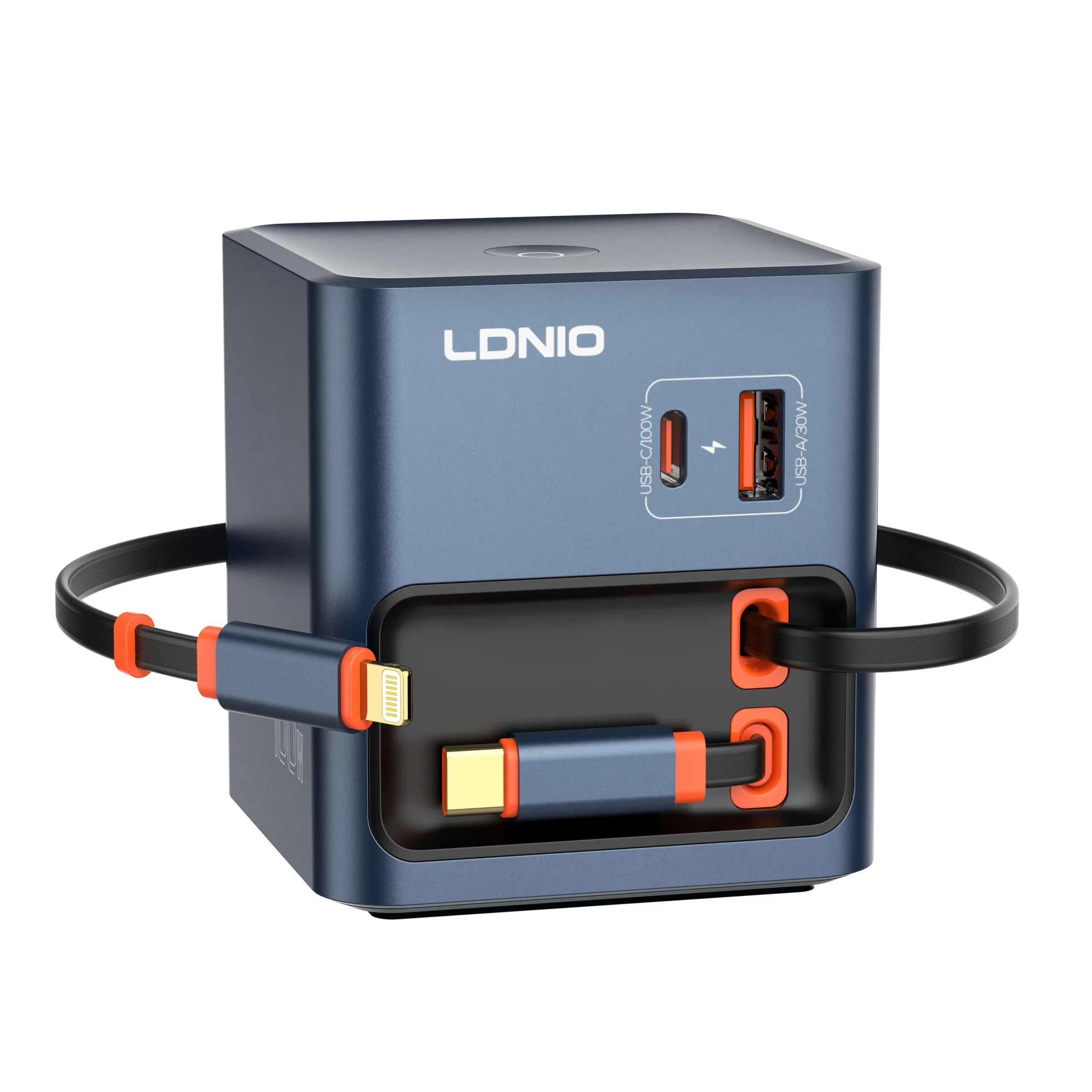 Ldnio Q16 100W gallium nitride charger, with extendable cable (6) Ldnio Q16 100W gallium nitride charger, with extendable cable