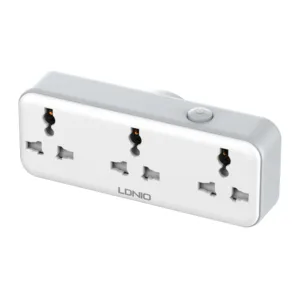Ldnio SC3317 3 AC Outlets Portable Extension Power Socket
