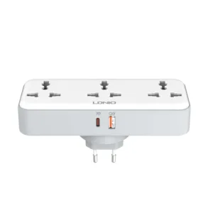 Ldnio SC3317 3 AC Outlets Portable Extension Power Socket